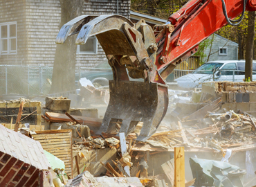 demolition service after a fire
